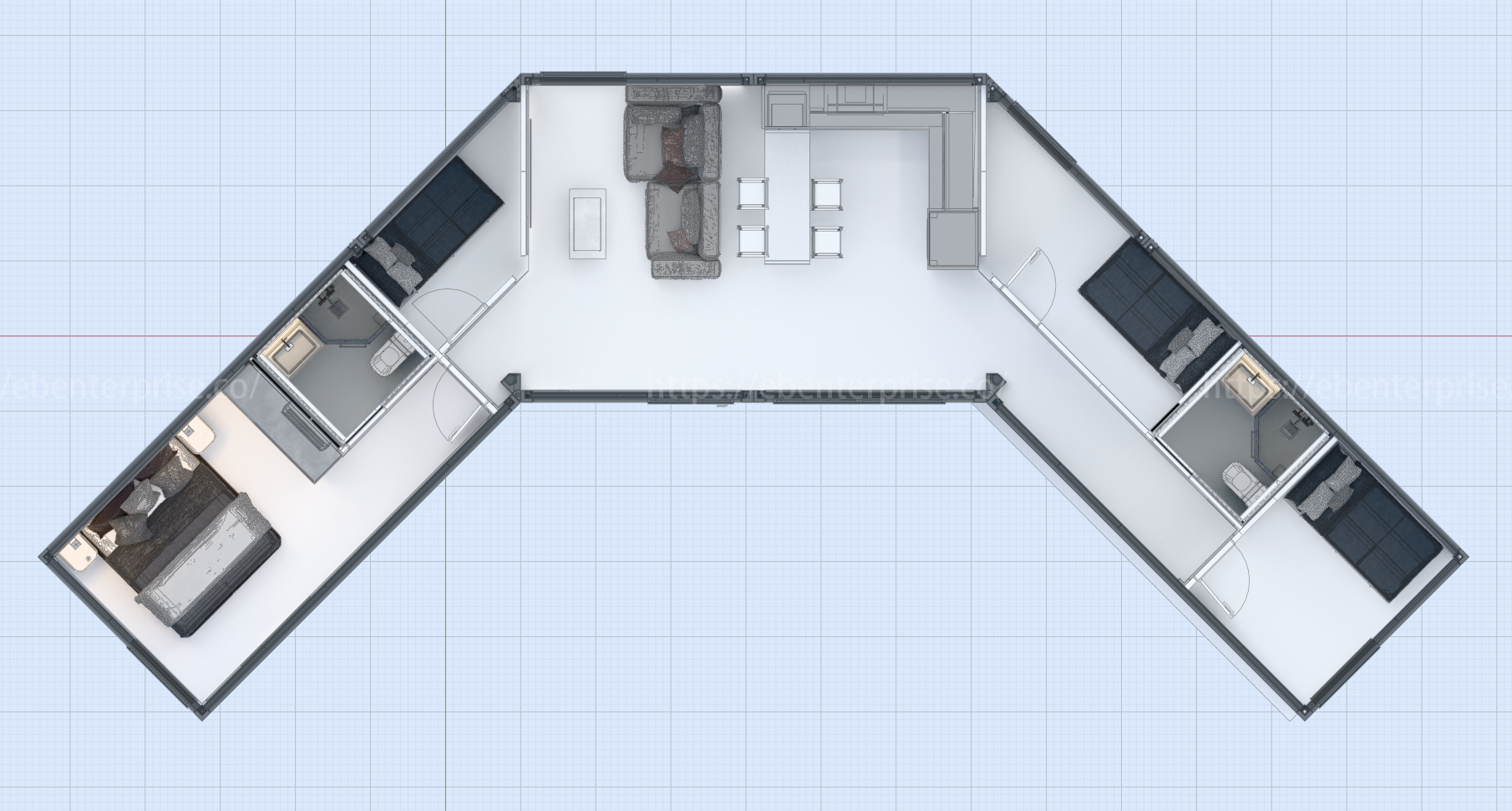 EB V shape home combo 4 bedroom 93sqm (6)