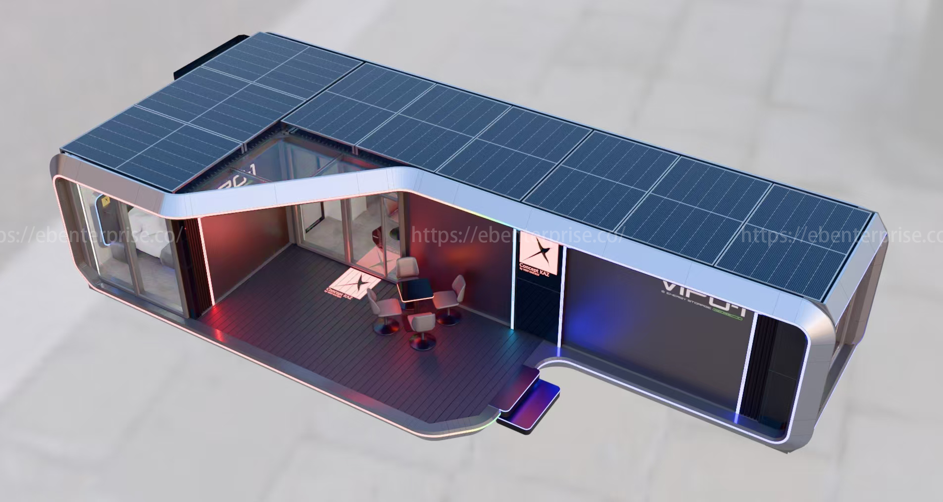 L shape extension 2 bedroom with solar panel 02