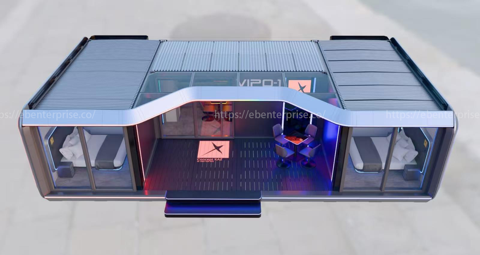 U shape 2 bedroom 01