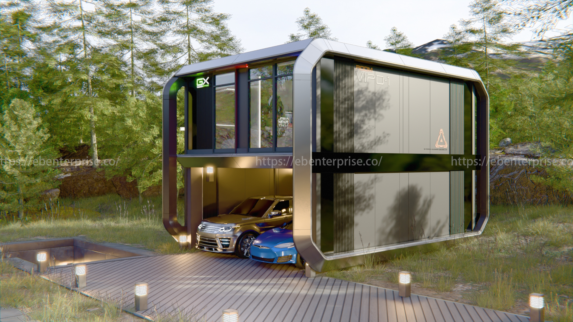 space house with car parking 72sqm